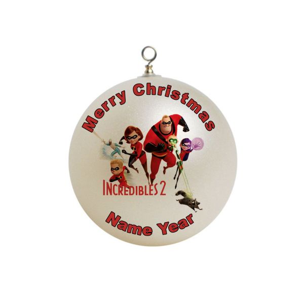 Personalized  Incredibles part 2  Ornament  3