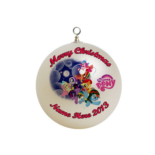 Personalized My Little Pony Christmas Ornament #4