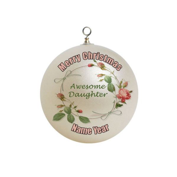 Personalized Awesome Daughter Ornament Christmas 4