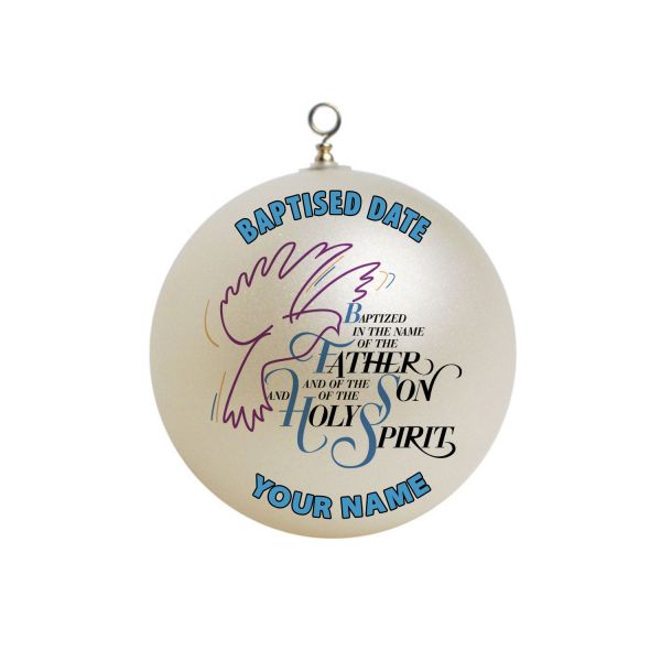 Personalized Baptism / Christening Ornament #4