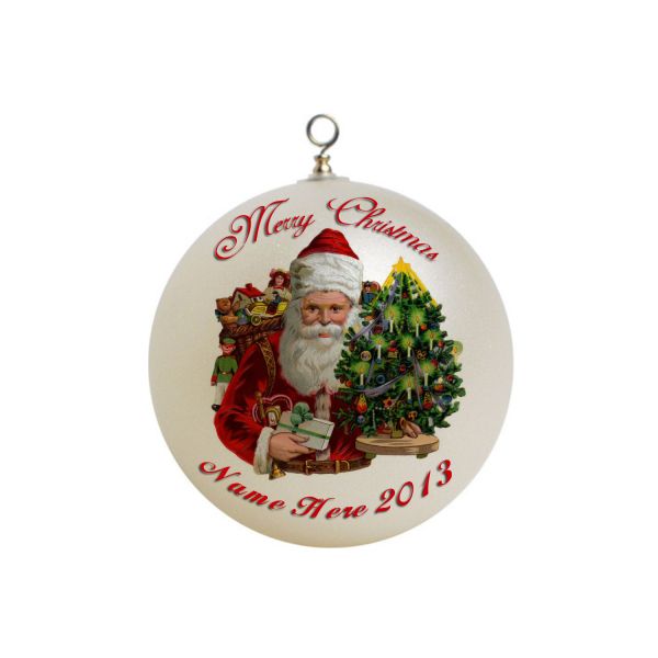 Personalized Santa Claus Christmas Ornament Custom Gift #4