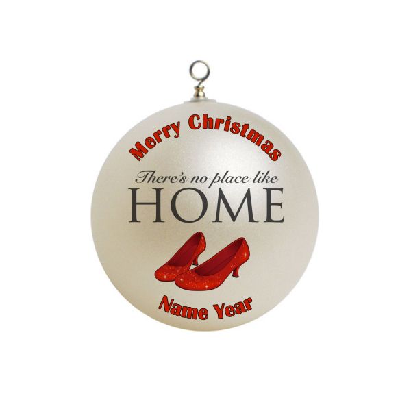 Personalized The Wizard Of OZ Christmas there is no place like home Ornament Custom Gift #4