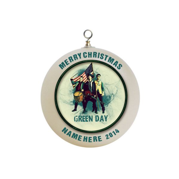 Personalized Green Day Christmas Ornament Custom gift #4