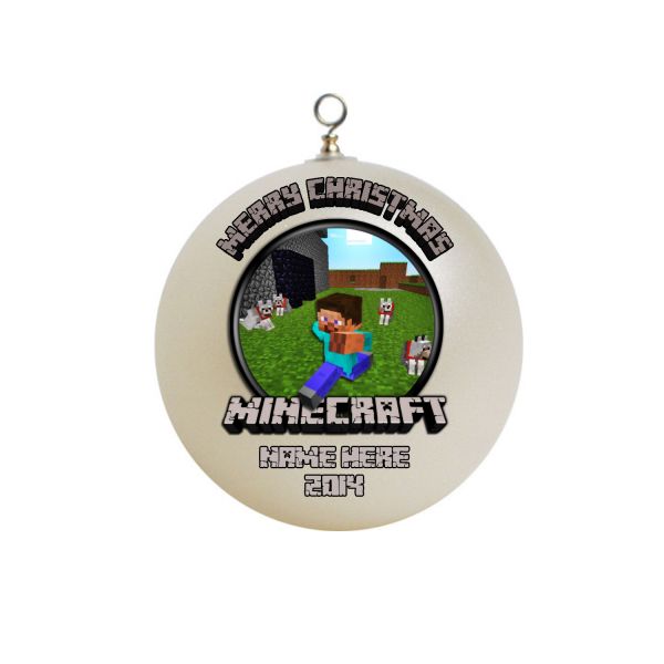 Personalized Minecraft Christmas Ornament Custom Gift#4