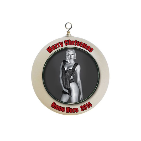 Personalized Miley Cyrus Christmas Ornament Custom Gift #4