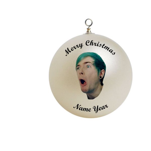 Personalized Minecraft Dan TDM dantdm Ornament Custom #4