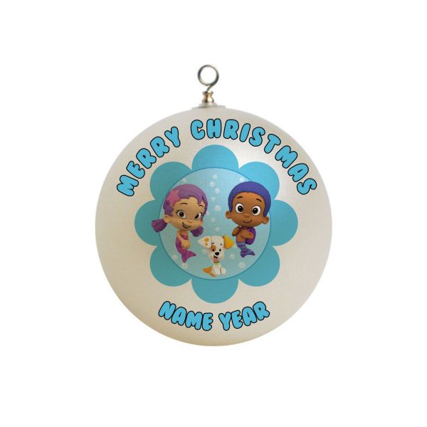 Personalized Bubble Guppies Oona, Goby, Bubble Puppy Christmas Ornament   #4, 