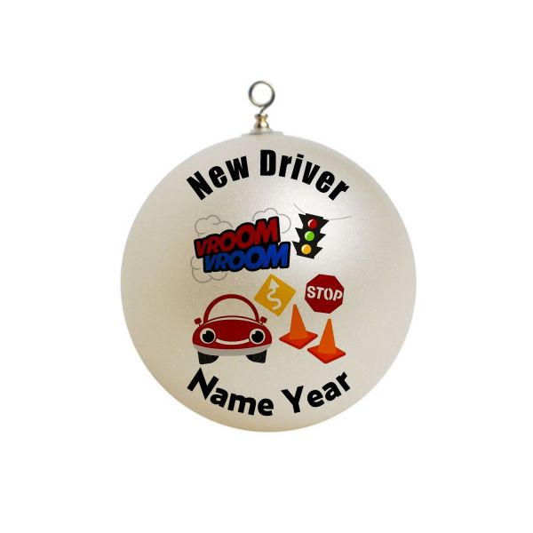 Personalized New Driver Christmas Ornament  #4