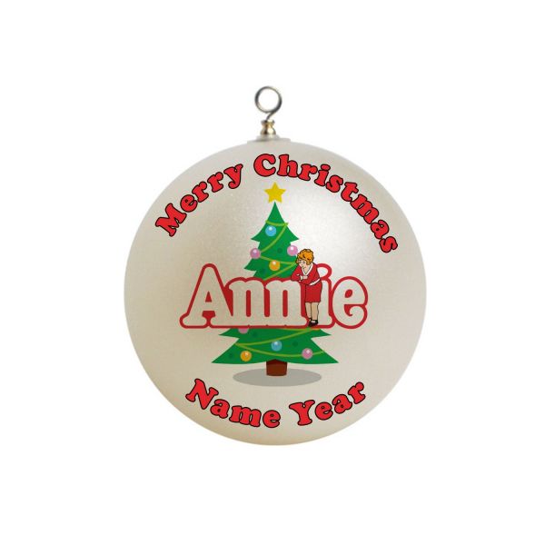 Personalized Unbreakable  Little Orphan Annie Christmas Tree Ornament Custom Gift #4