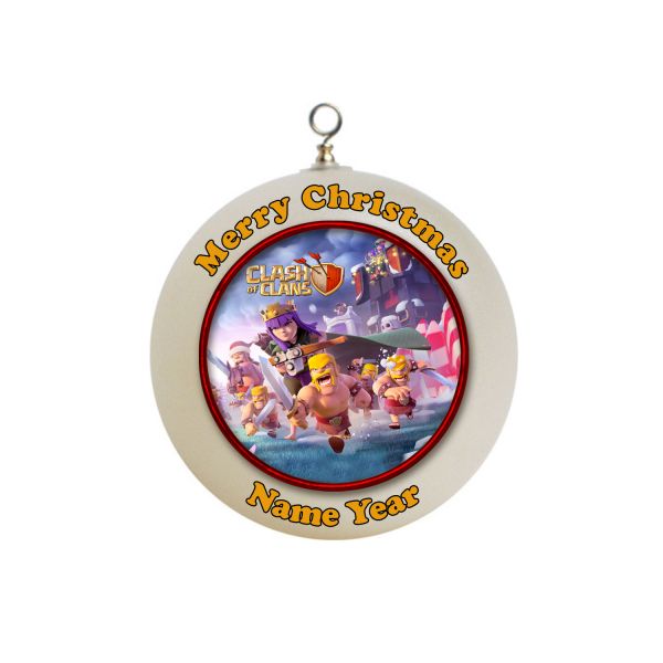 Personalized Clash of Clans Christmas Ornament #5