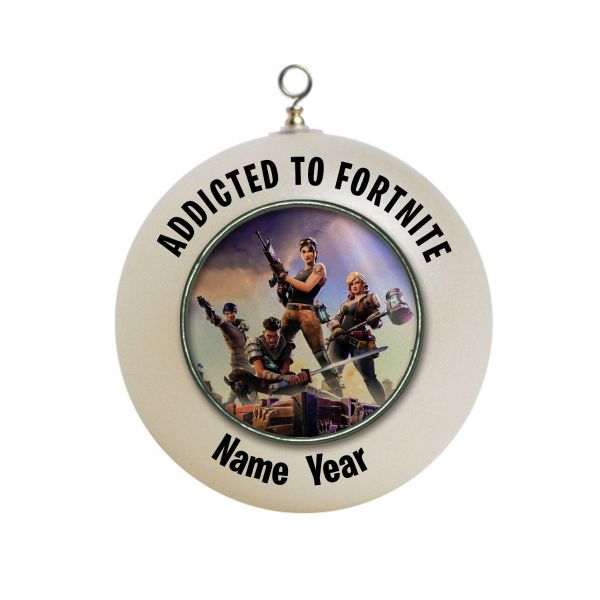 Personalized addicted to Fortnite Ornament 5