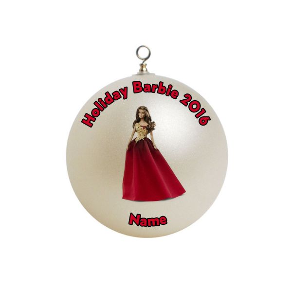 Personalized  Holiday Barbie 2016  Christmas  Ornament  #5