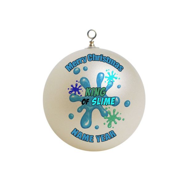 Personalized  King Of Slime Ornament 5