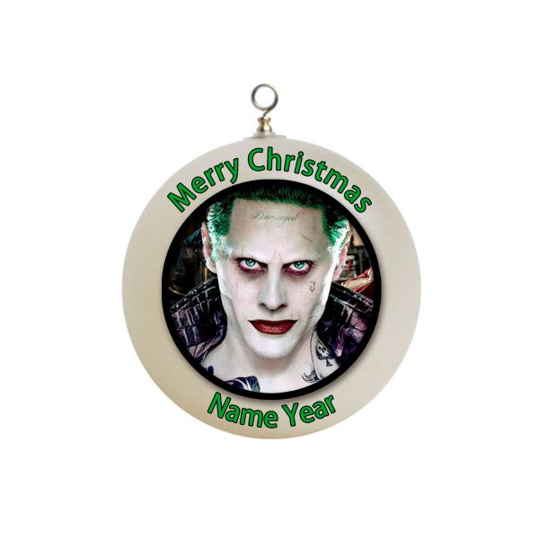 Personalized Suicide Squad Joker Damaged Christmas Ornament #5