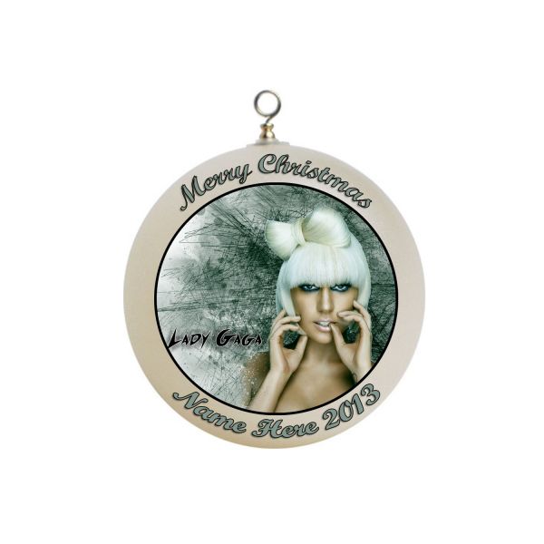 Personalized Lady Gaga Christmas Ornament Custom Gift #5