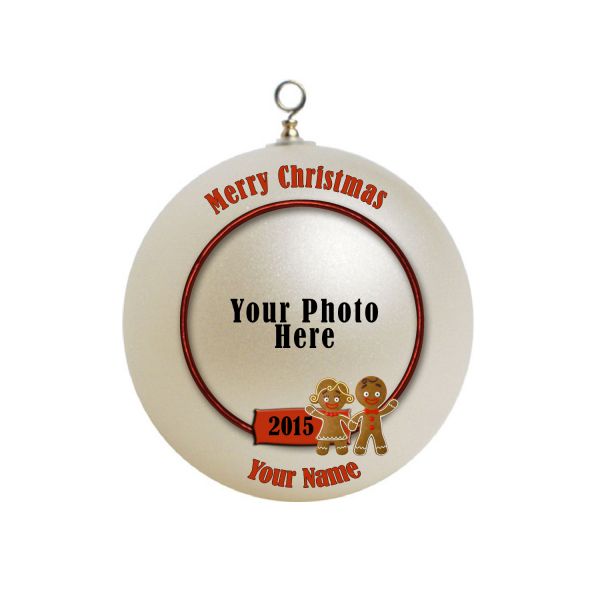 Personalized Christmas Bear Border,  Ornament Custom Border Gift #6