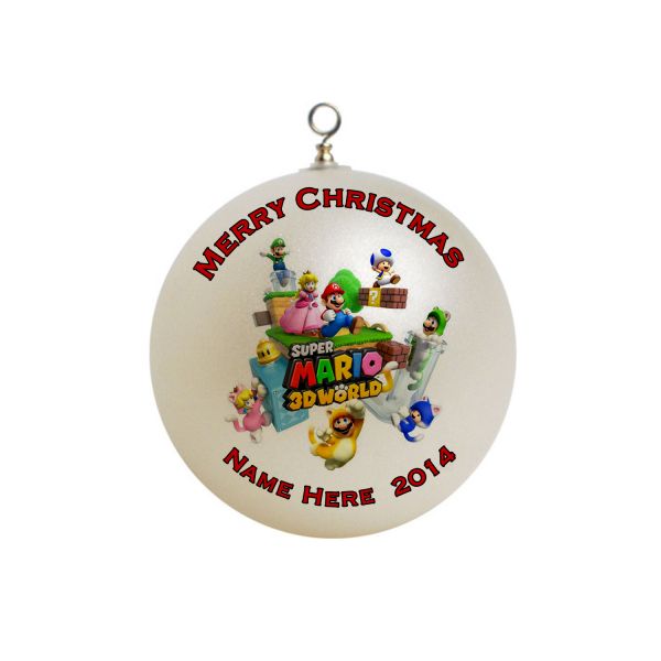 Personalized Super Mario Luigi Christmas Ornament Custom Gift #6