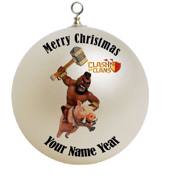Personalized Clash of Clans  hog rider Christmas Ornament #6