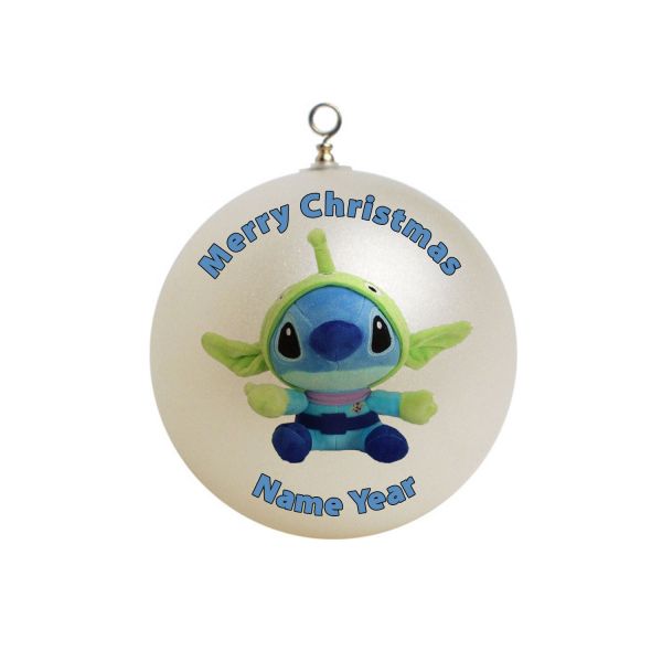 Personalized Disney Lilo & Stitch Christmas Ornament #6
