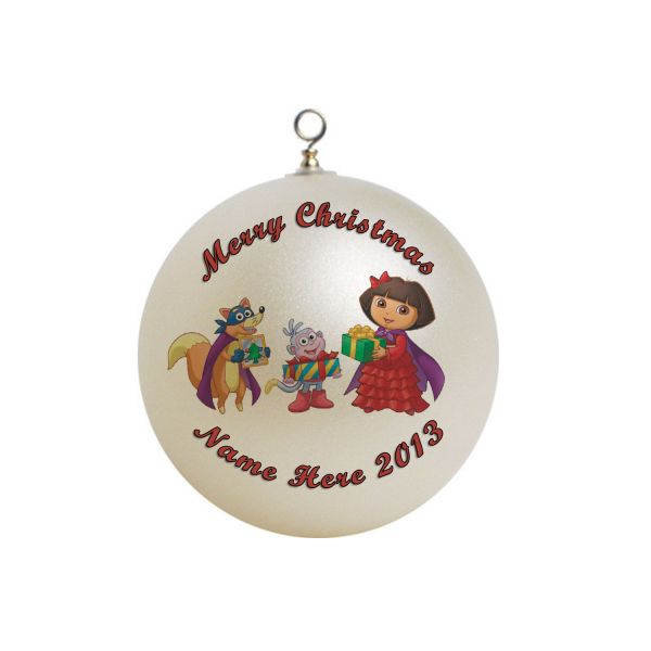 Personalized Dora the Explorer Christmas Ornament Custom Gift #6