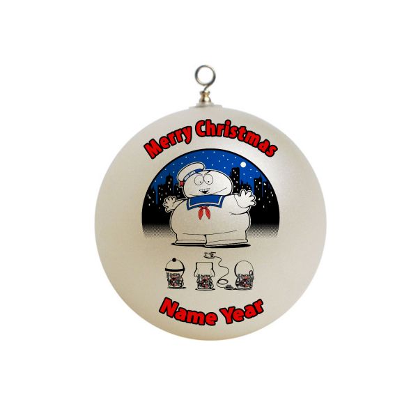 Personalized Ghostbusters Beef Cake  marshmallow man Christmas Ornament Gift #7