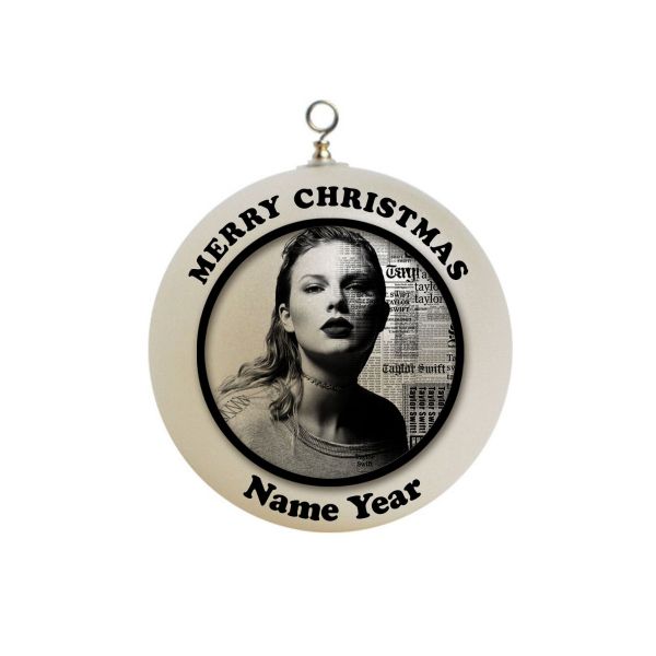 Personalized Taylor Swift  Christmas Ornament #7