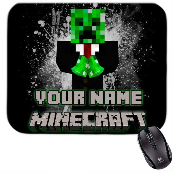 Personalized Minecraft Creeper Mousepad #7