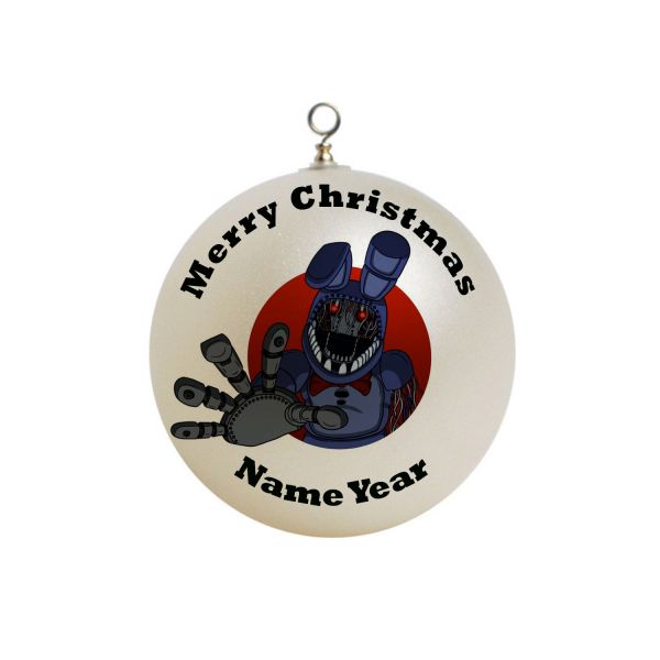 Personalized Five Nights at Freddies Bonnie the bunny five nights at freddy's | Christmas Ornament Custom Gift #7