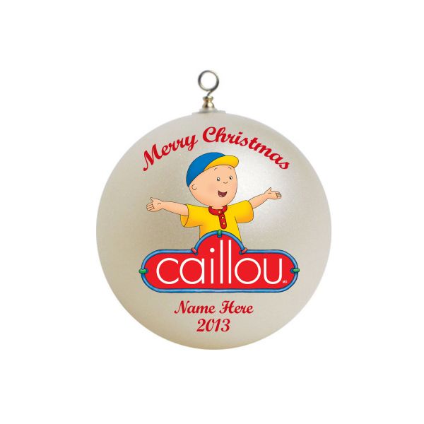 Personalized Caillou Christmas Ornament Custom Gift #7