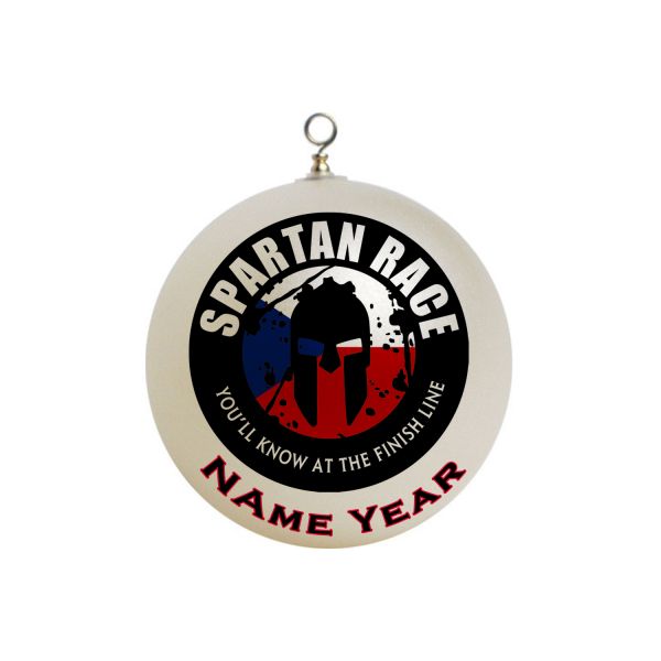 Personalized Spartan Christmas Ornament Custom #7