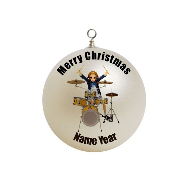 Personalized Drums or Girl Drummer Christmas Ornament Custom Gift #8