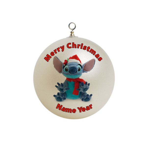 Personalized Disney Lilo & Stitch Christmas Ornament #8