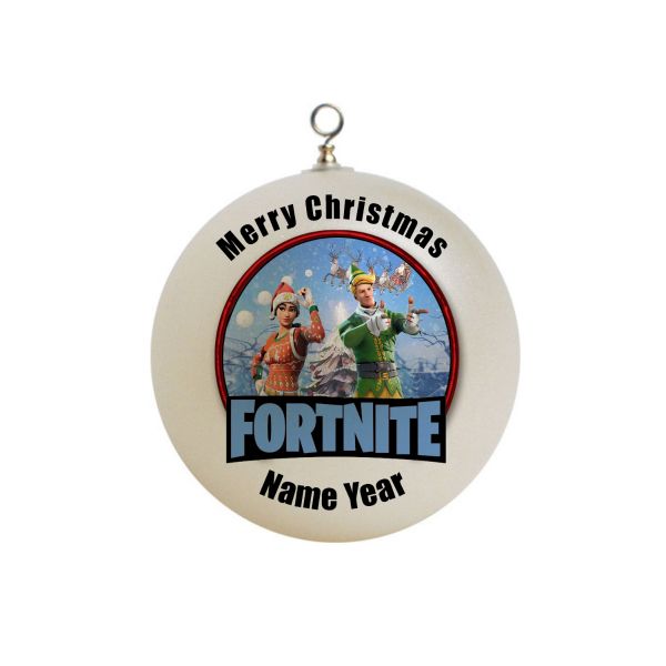 Personalized Fortnite Kids Videogame Chritmas Skin Ornament Fortnite #8