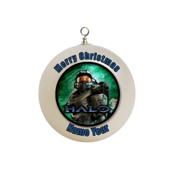 Personalized Halo Christmas Ornament # 8