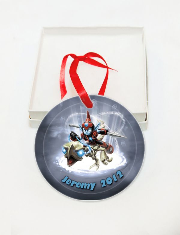 Personalized Skylanders Giants Glass Christmas Ornament Custom Gift #8