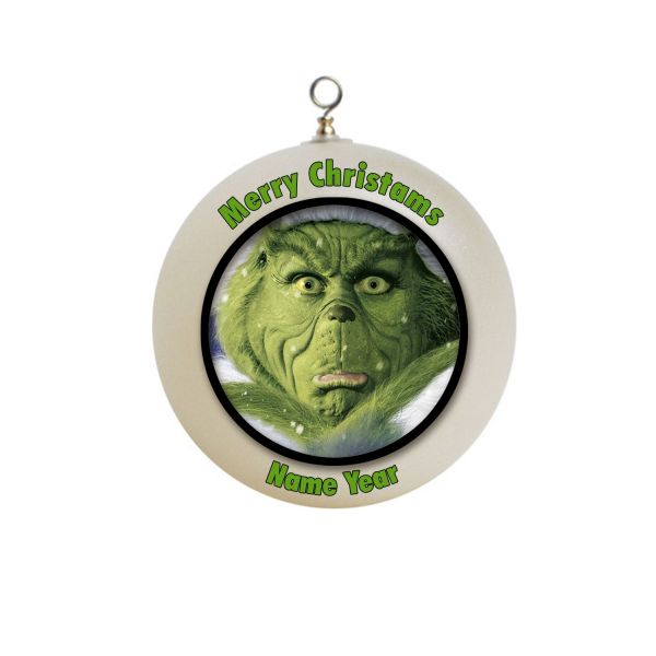 Personalized  The Grinch Christmas Ornament #9