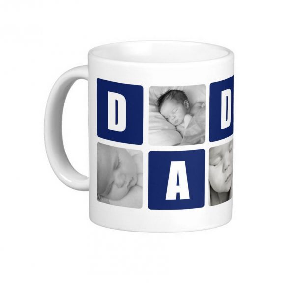 Personalized Photo Ceramic  Mug 11oz  Add Photos Daddy #1