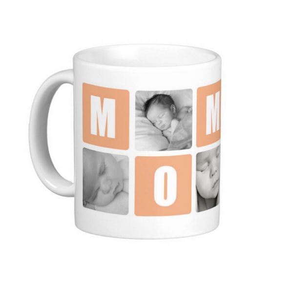 Personalized Photo Ceramic Mug 11oz  Add Photos Mommy #1