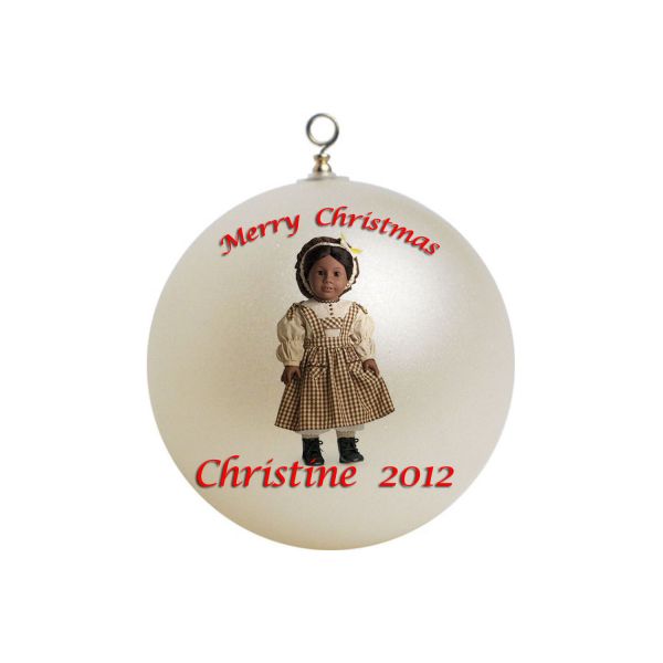 Personalized American Girl Christmas Ornament Addy#1