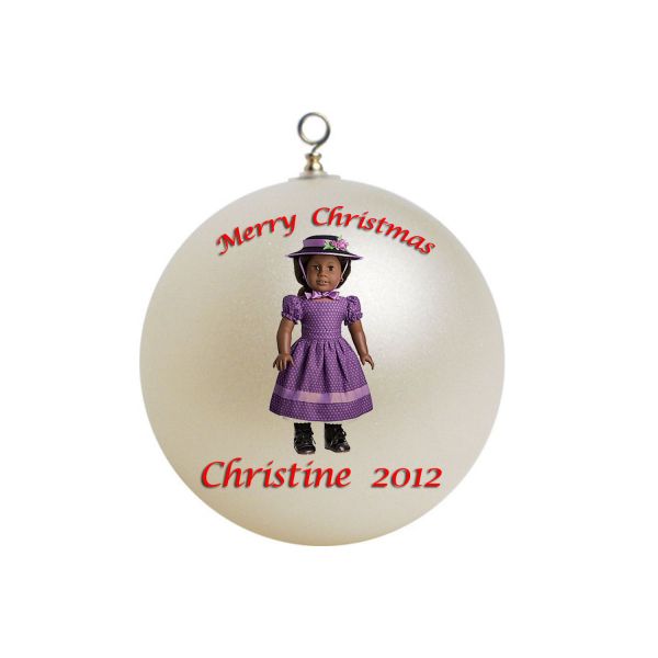 Personalized American Girl Christmas Ornament Addy#3