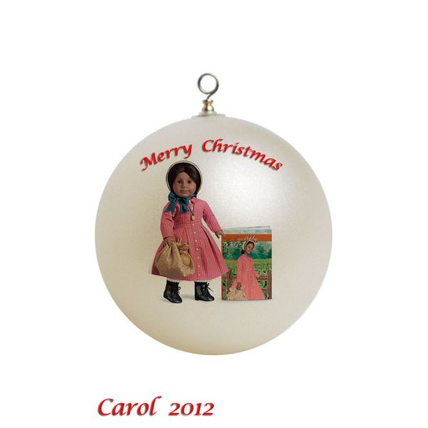 Personalized American Girl Christmas Ornament Addy#5