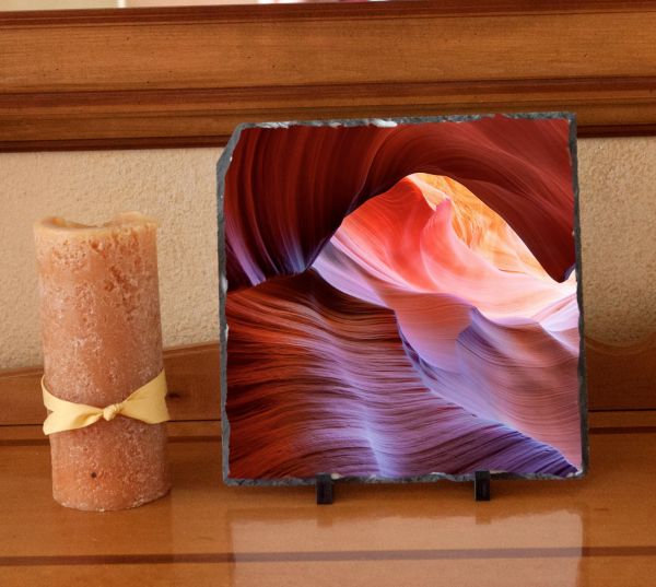 Personalized  Antelope Canyon  Rock Slate 11.8 x 11.8