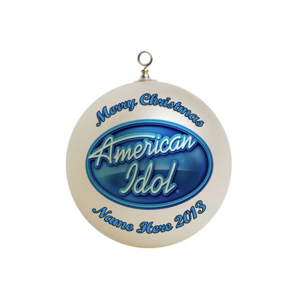 Personalized American Idol Christmas Ornament #1