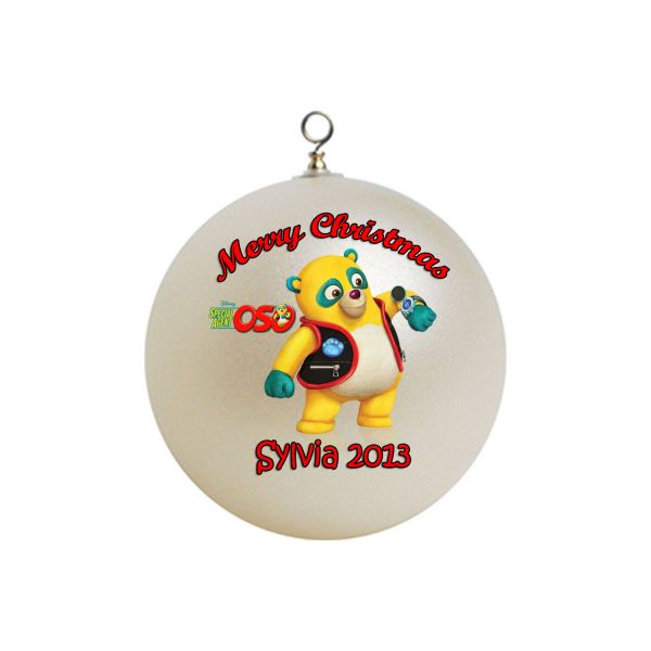 Personalized Agent Oso Christmas Ornament Custom Gift 