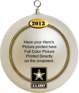 Personalized Armed Forces Ornament - ARMY