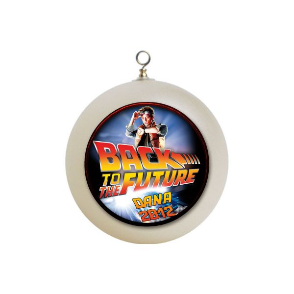 Personalized Back to the Future Christmas Ornaments