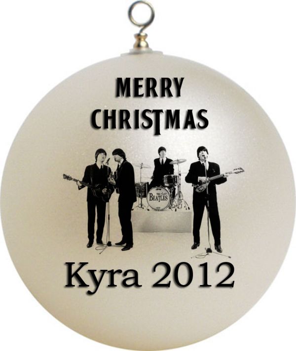 Personalized The Beatles Christmas Ornament Custom Gift #2