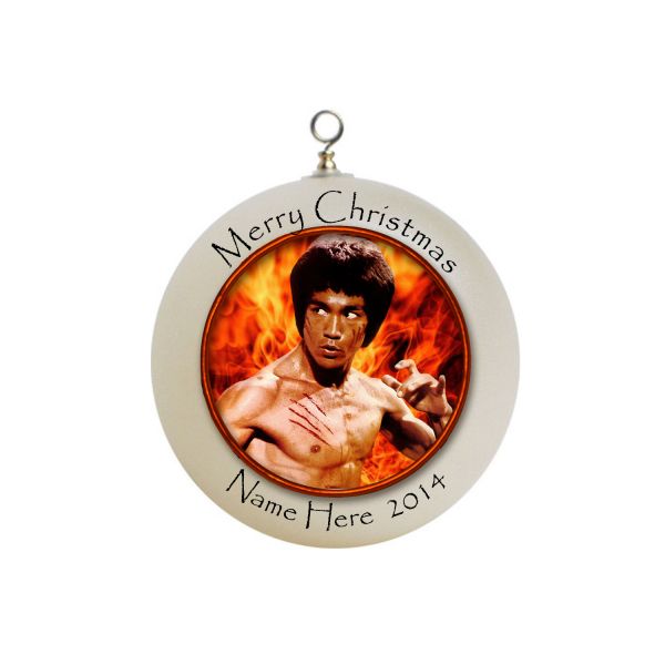 Personalized Bruce Lee Custom Ornament #1