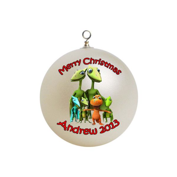 Personalized Dinosaur Train Christmas Ornament #2