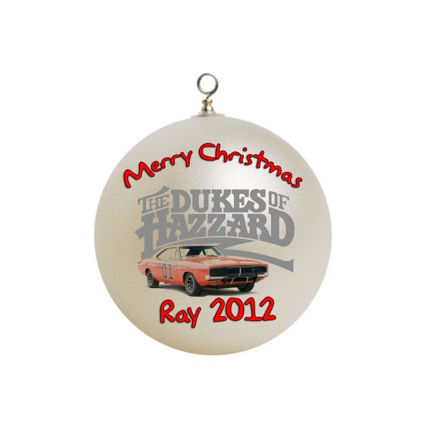 Personalized Dukes of Hazzard Christmas Ornament 